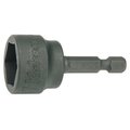 Ko-Ken Anchor Bolt Socket 19mm 6 Point 60mm Plastic Stopper 1/4 Hex Drive BD016JE-19